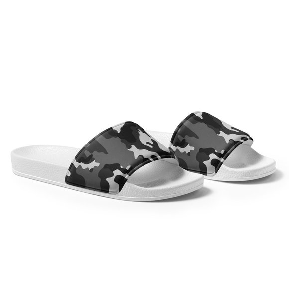 Noir Camouflage Slide Sandals (Customizable) - Picture 3 of 8